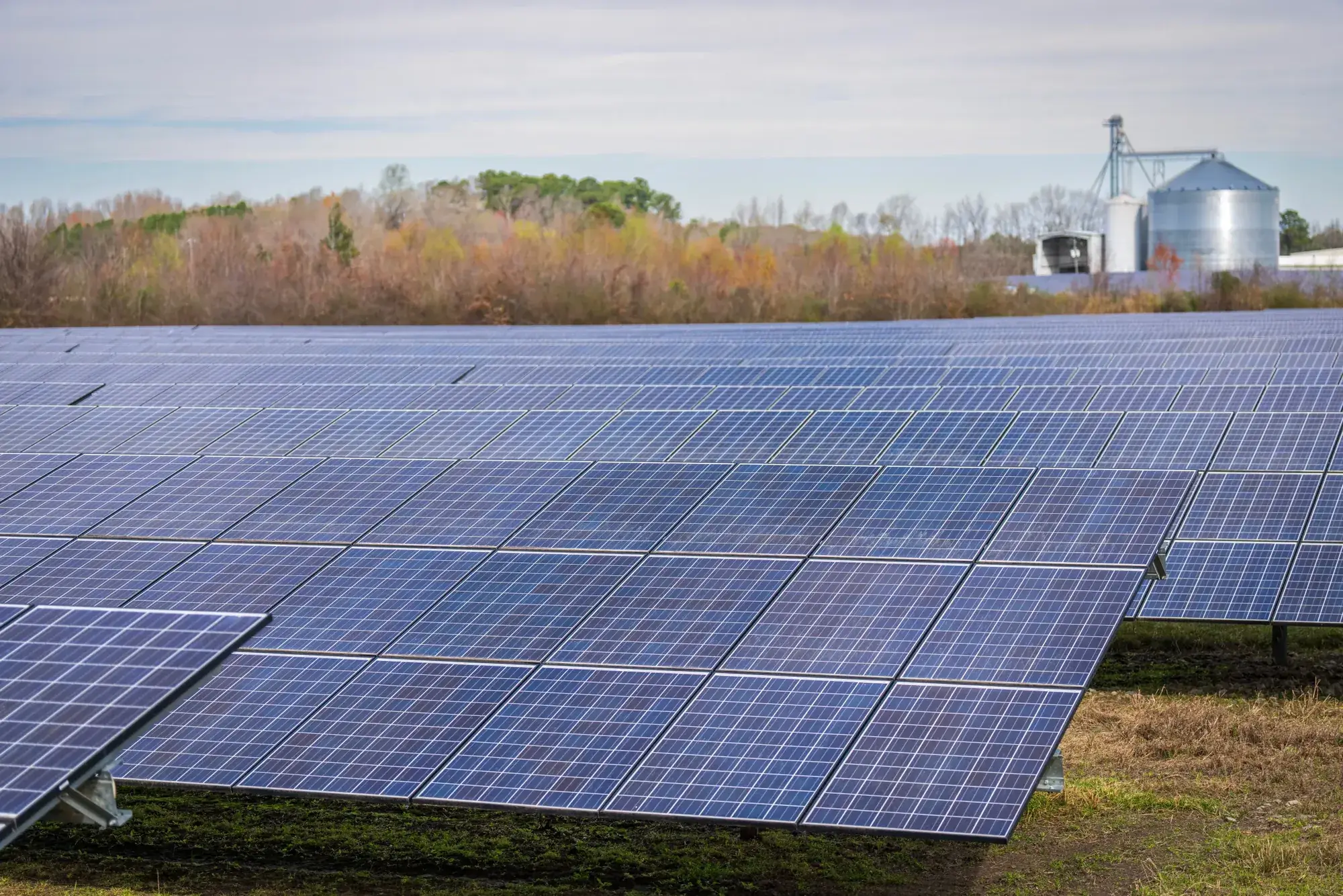 Commercial rooftop solar plant